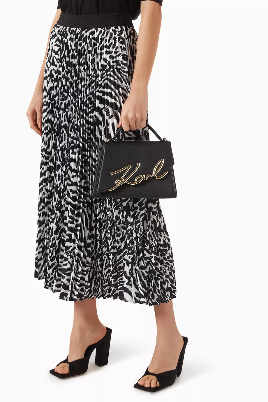 Karl Lagerfeld Signature Medium Crossbody Bag