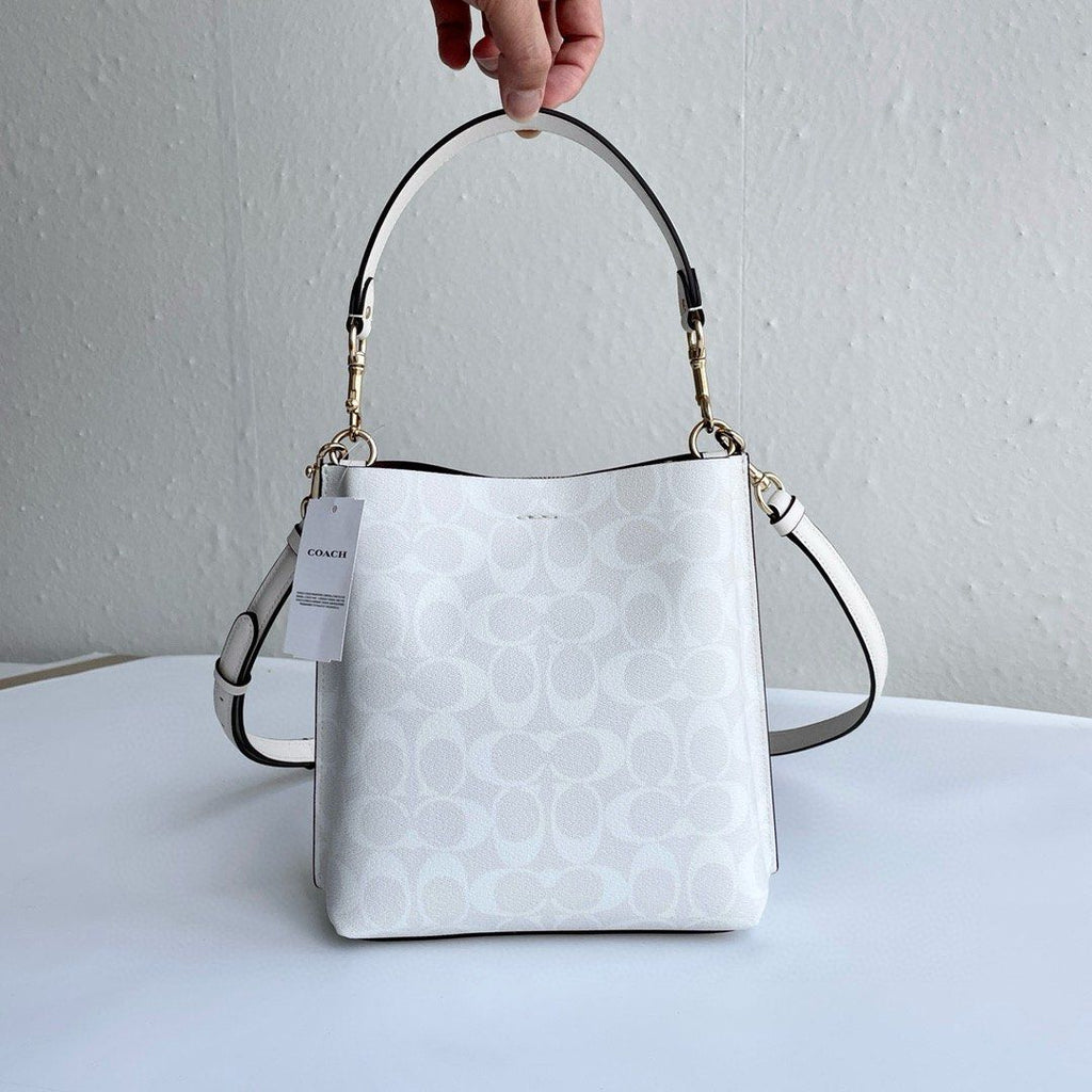 Coach Mollie Bucket Bag 22 In Signature Canvas