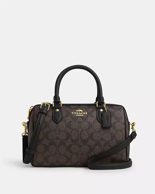 Coach Rowan Satchel in Signature Canvas